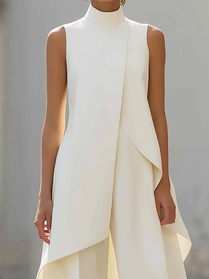 Catalina | Ensemble femme à col montant et pantalon palazzo