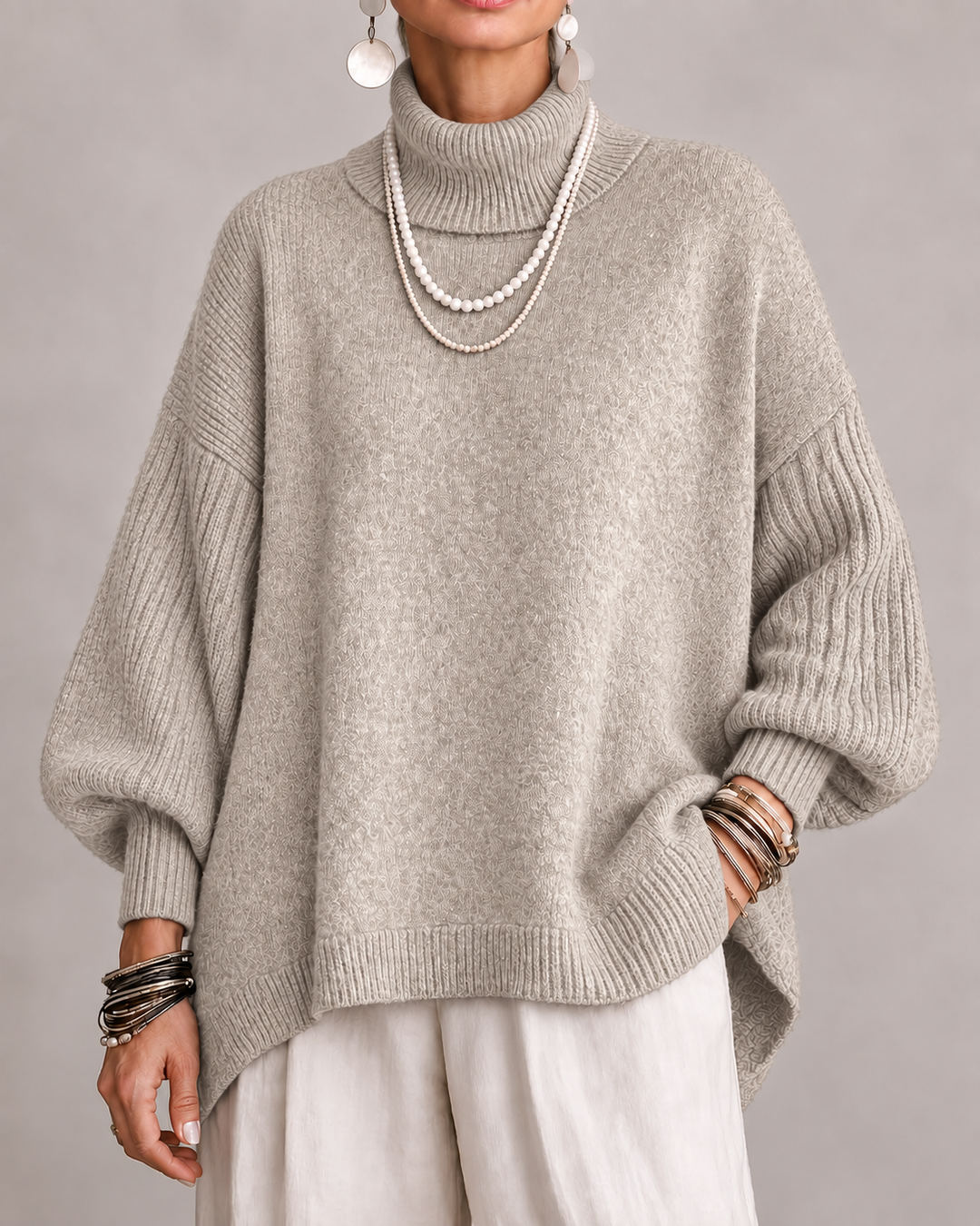 Kathleen | Pull élégant à col roulé pour femme