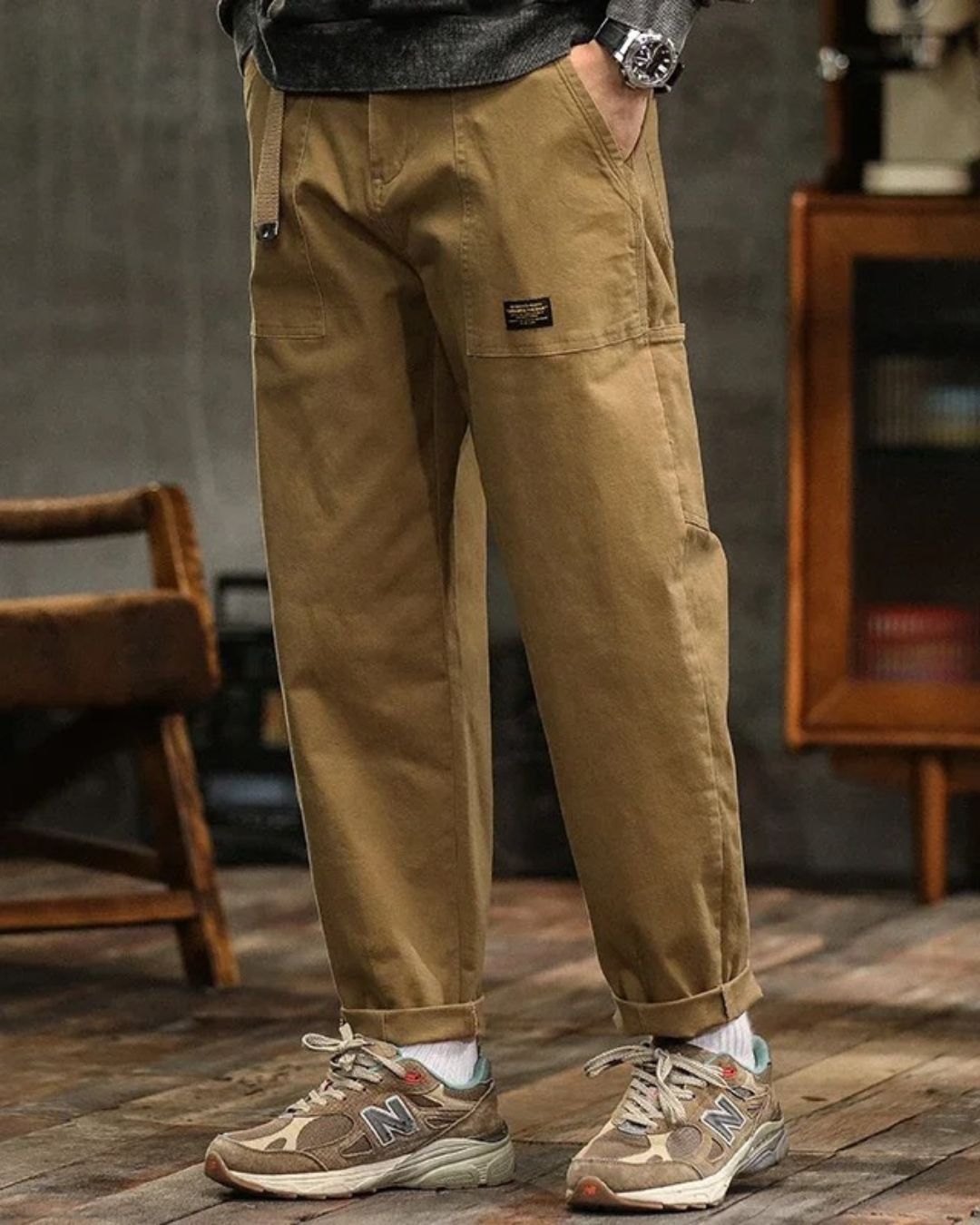 MAISON LUMIÈRE | PANTALON CARGO CLASSIQUE