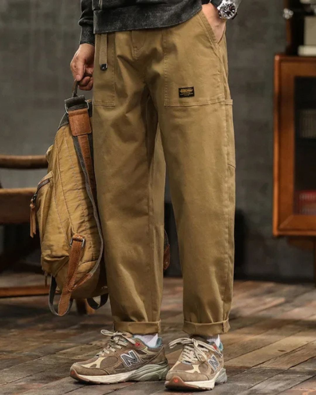 MAISON LUMIÈRE | PANTALON CARGO CLASSIQUE
