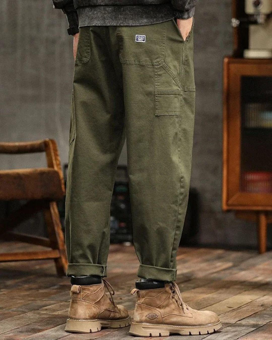 MAISON LUMIÈRE | PANTALON CARGO CLASSIQUE