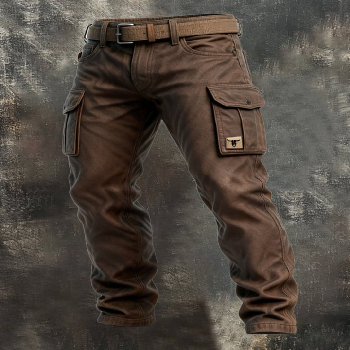 MAISON LUMIÈRE | PANTALON CARGO DOUBLÉ