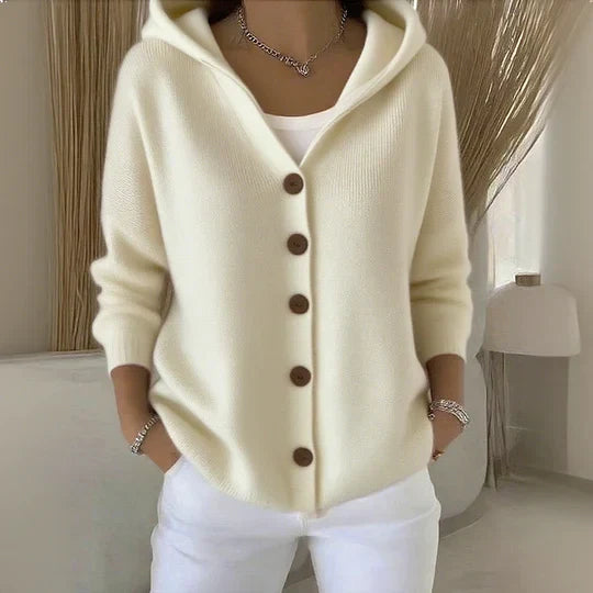 Teri | Cardigan pour femme à manches longues avec capuche