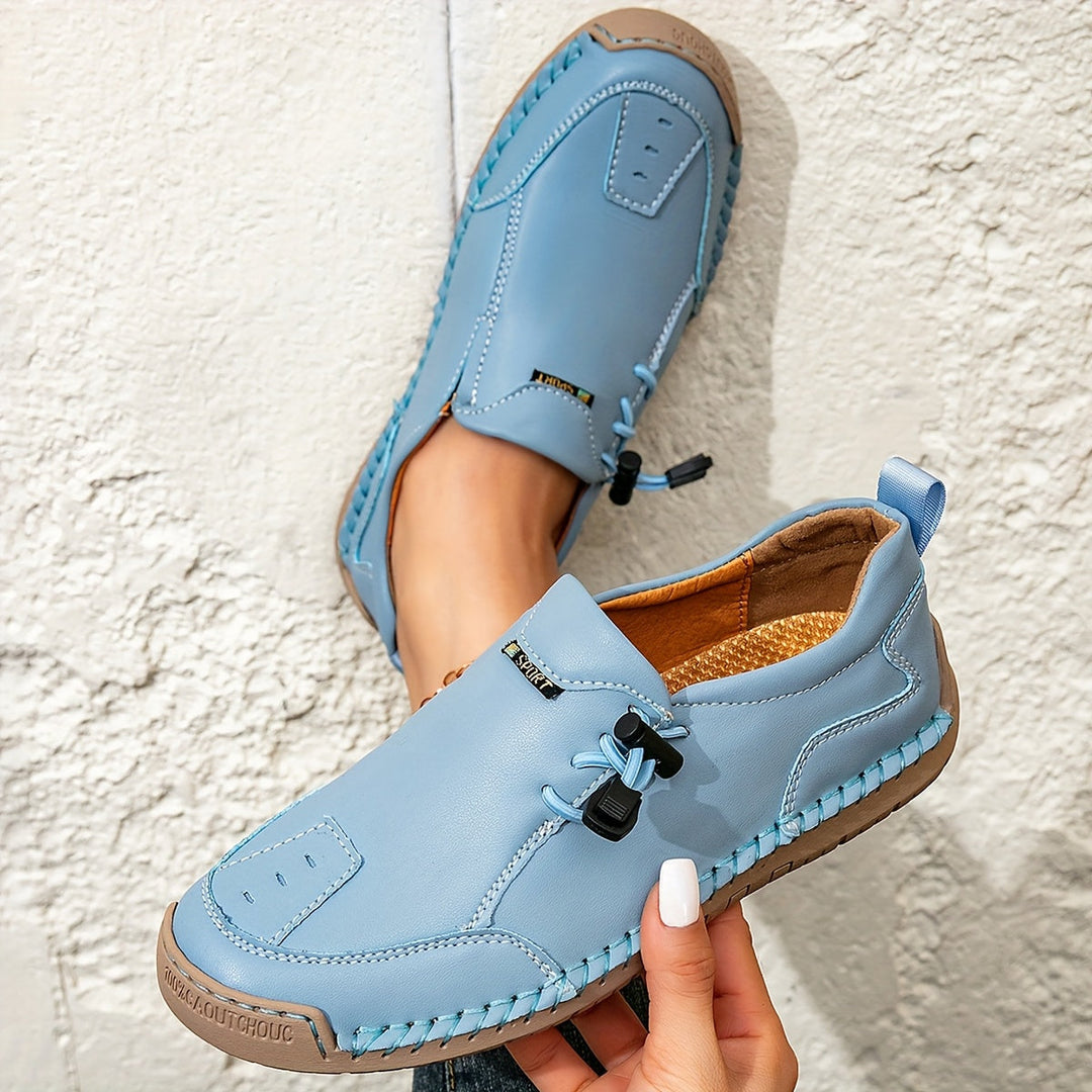 MAISON LUMIÈRE | Mocassins Confort Piqués Main Mathilde