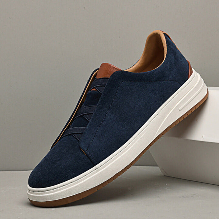 MAISON LUMIÈRE | CHAUSSURES SANS LACETS EN DAIM POUR HOMME