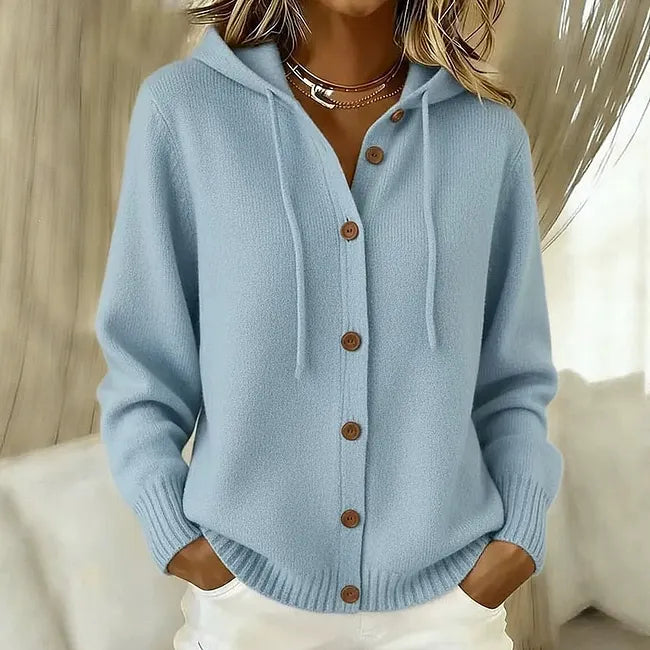 Cardigan à capuche boutonné Goldie™