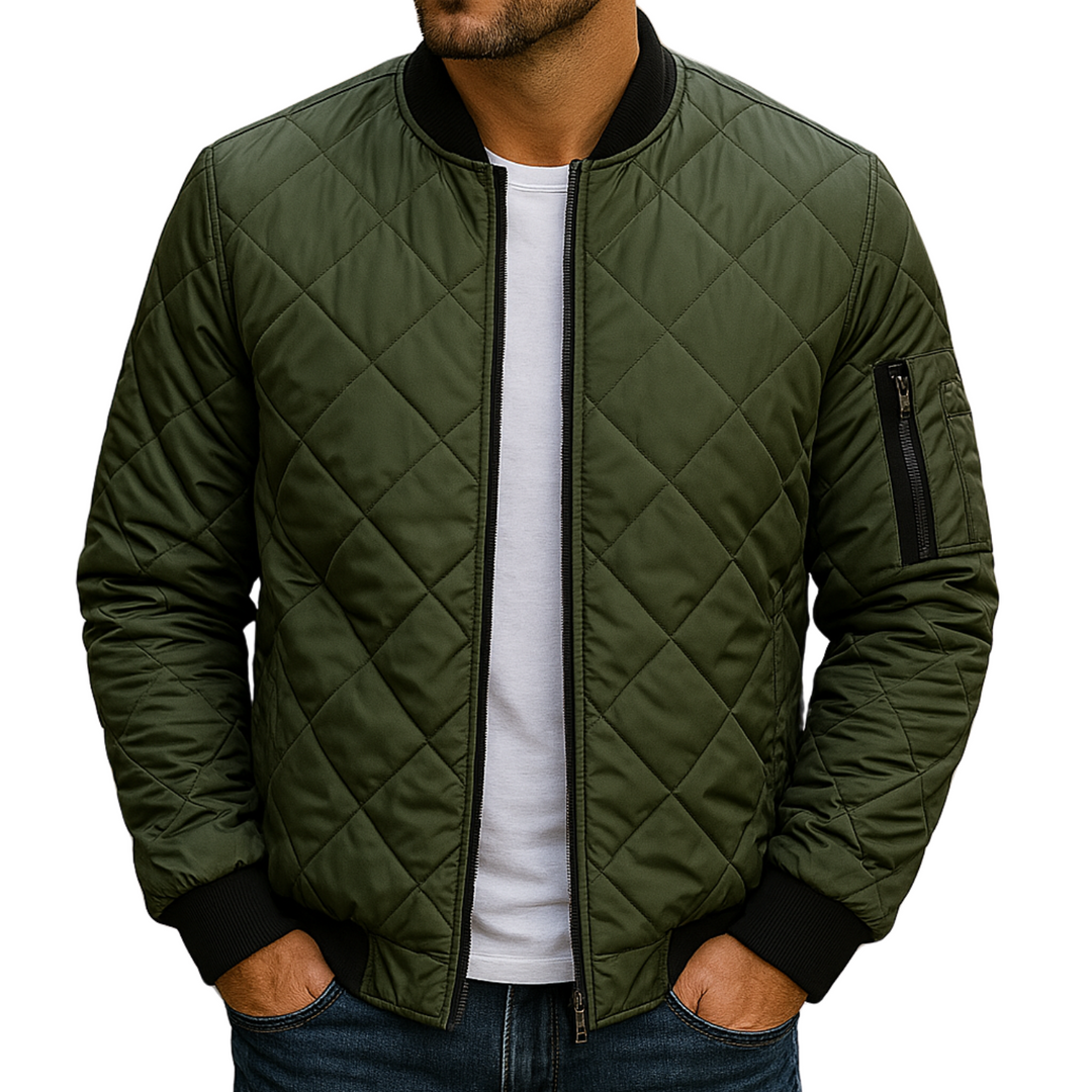 Cazel | Veste en coton à motif losange