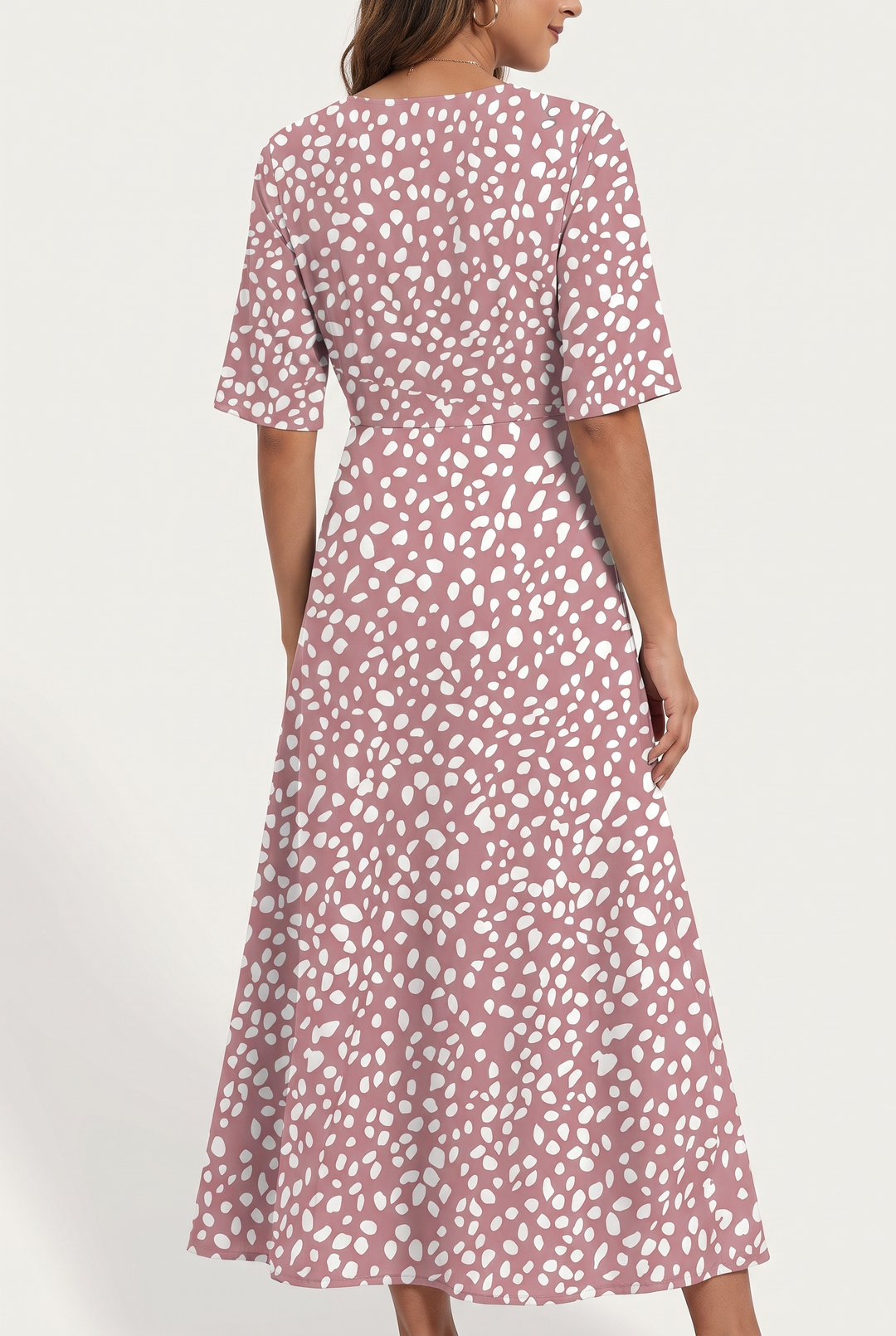 Romy | Robe midi qui couvre le ventre