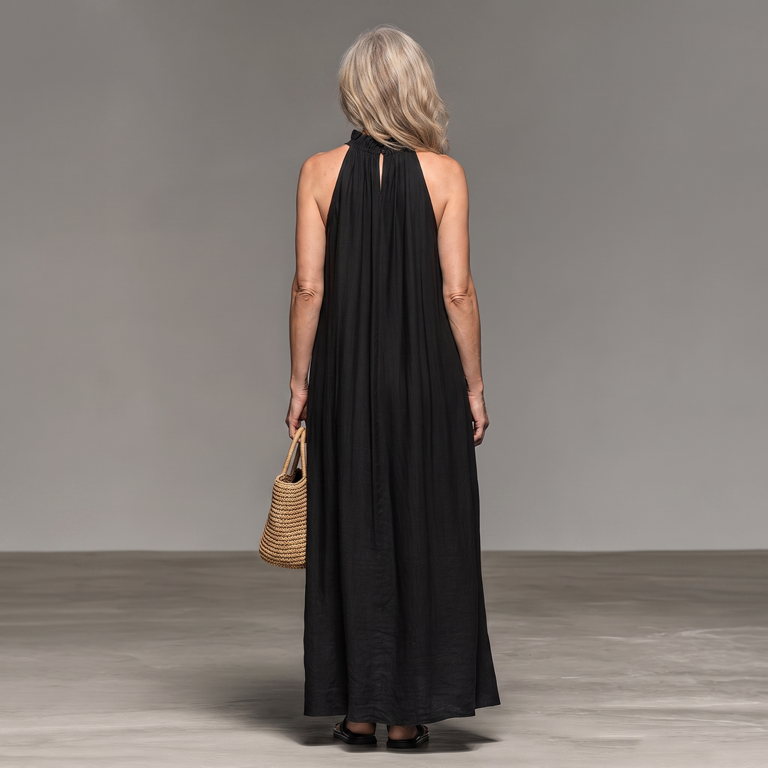 Lua | Robe maxi avec poches