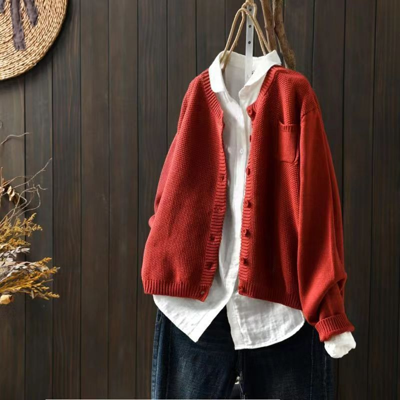 MAISON LUMIÈRE | Cardigan Maille Texturée Ample Brigitte