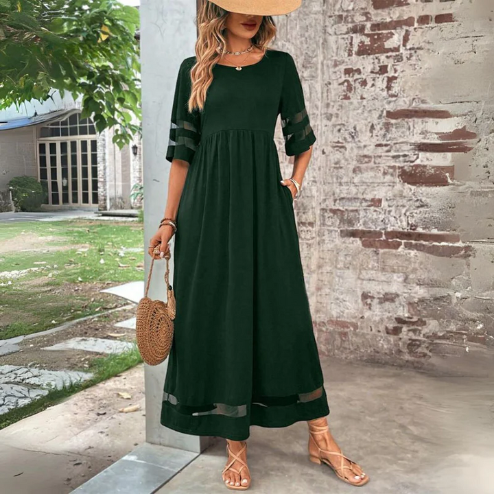 Cerelia | Robe midi flatteuse et lissante du ventre