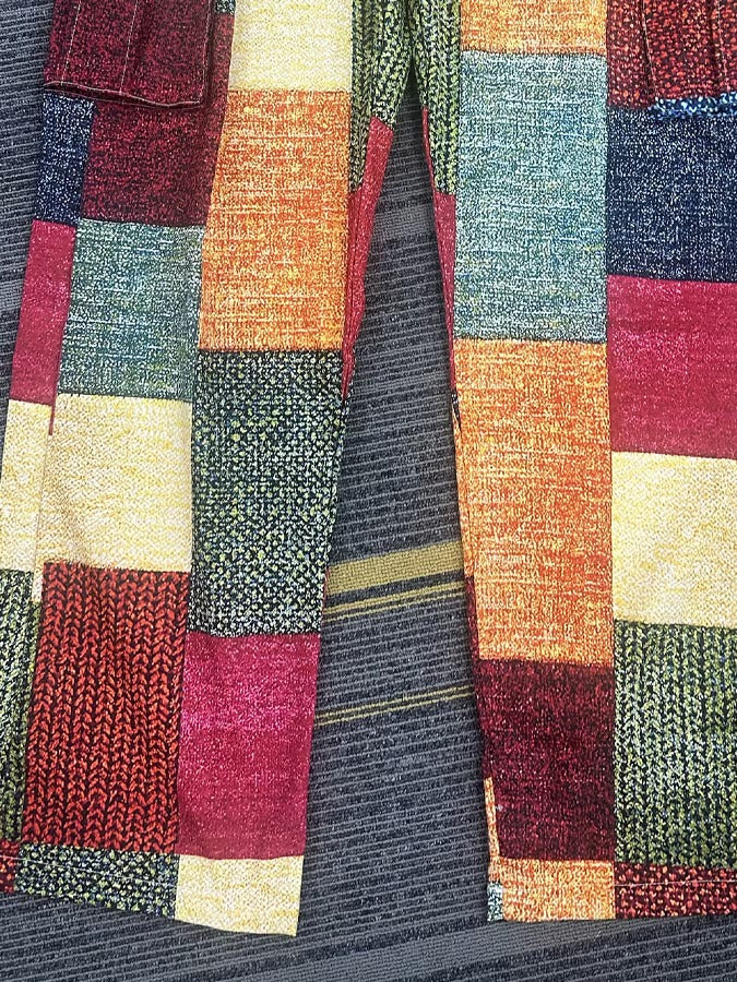 MAISON LUMIÈRE | PANTALON PATCHWORK DE CARGO