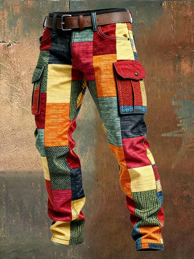 MAISON LUMIÈRE | PANTALON PATCHWORK DE CARGO