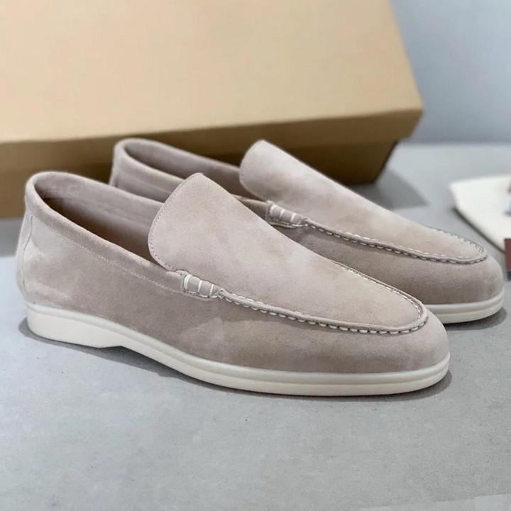 MAISON LUMIÈRE | Mocassins en suède élégant