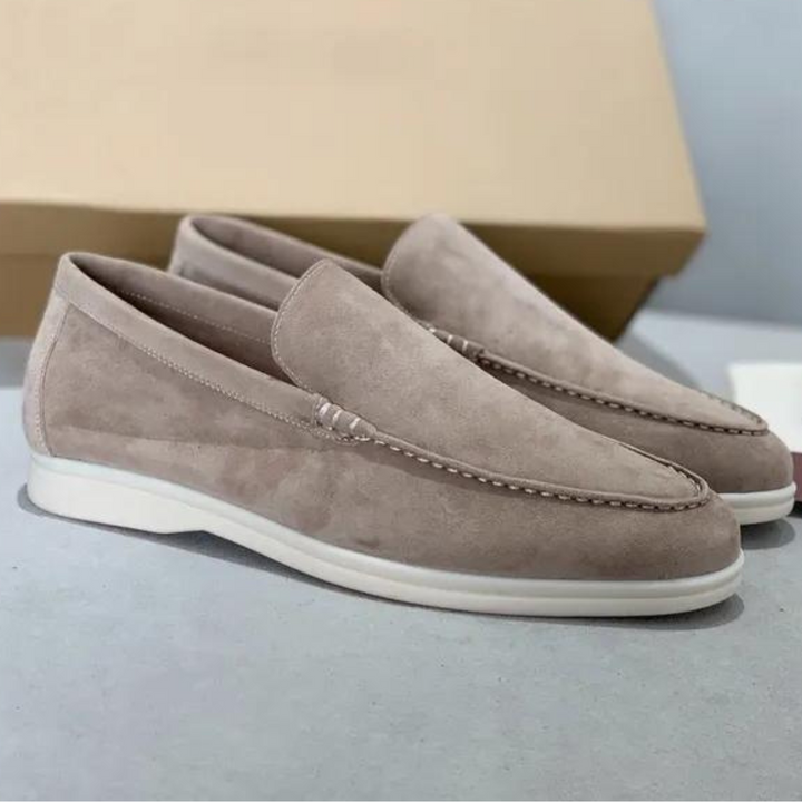 MAISON LUMIÈRE | Mocassins en suède élégant