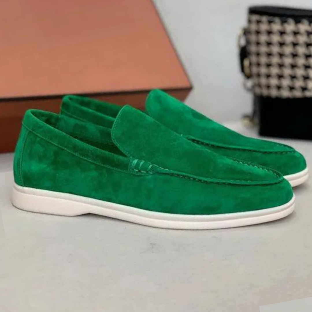MAISON LUMIÈRE | Mocassins en suède élégant