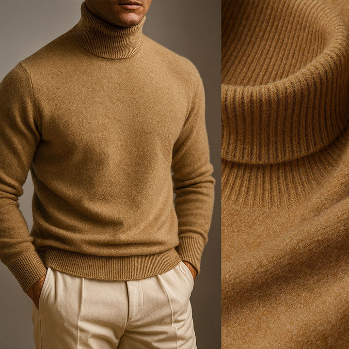 MAISON LUMIÈRE | PULL À COL MONTANT POUR HOMME