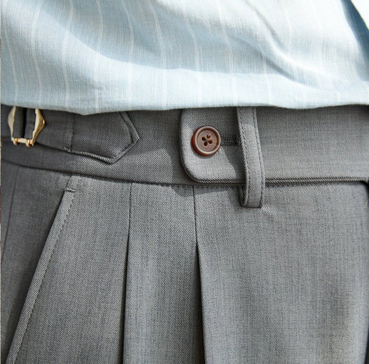 MAISON LUMIÈRE | Pantalon fluide taille haute élégant