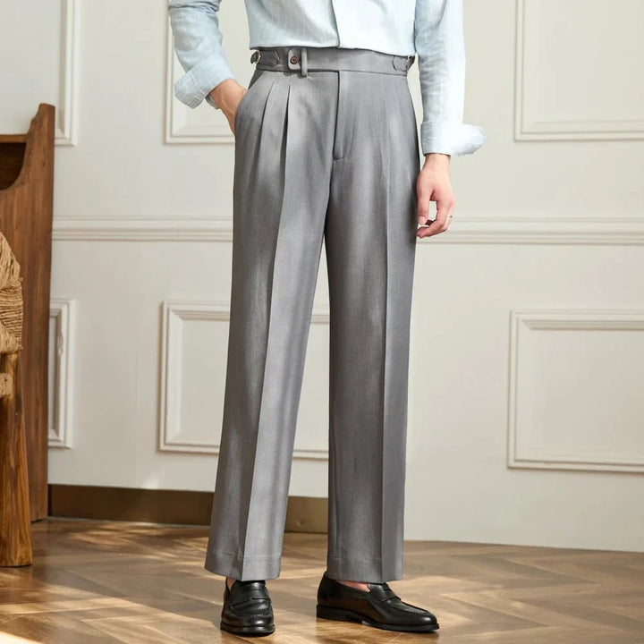 MAISON LUMIÈRE | Pantalon fluide taille haute élégant