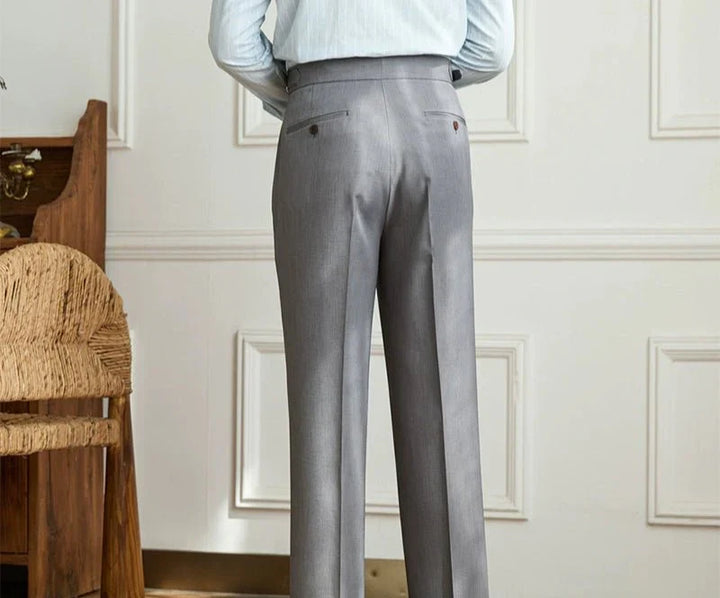 MAISON LUMIÈRE | Pantalon fluide taille haute élégant