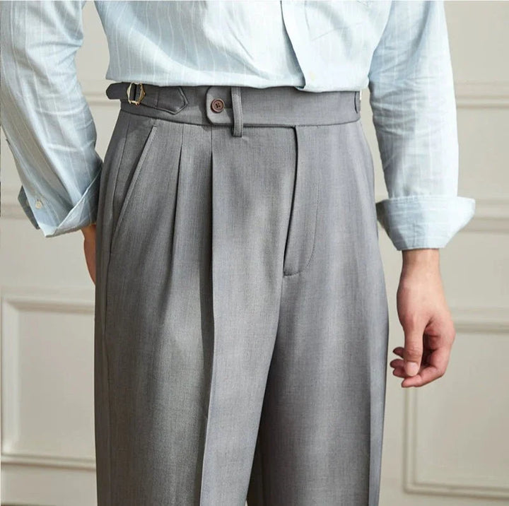 MAISON LUMIÈRE | Pantalon fluide taille haute élégant