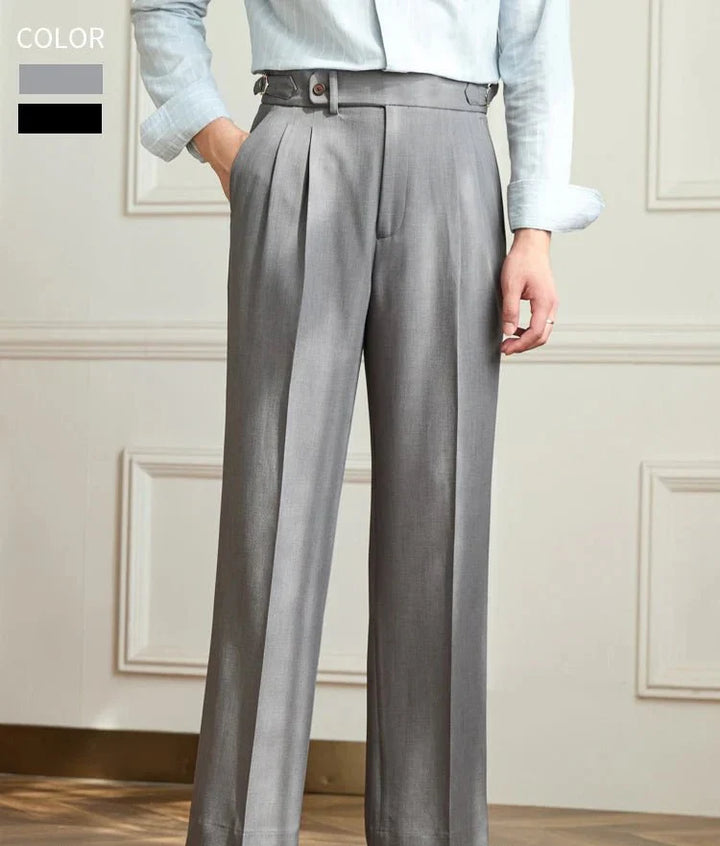 MAISON LUMIÈRE | Pantalon fluide taille haute élégant