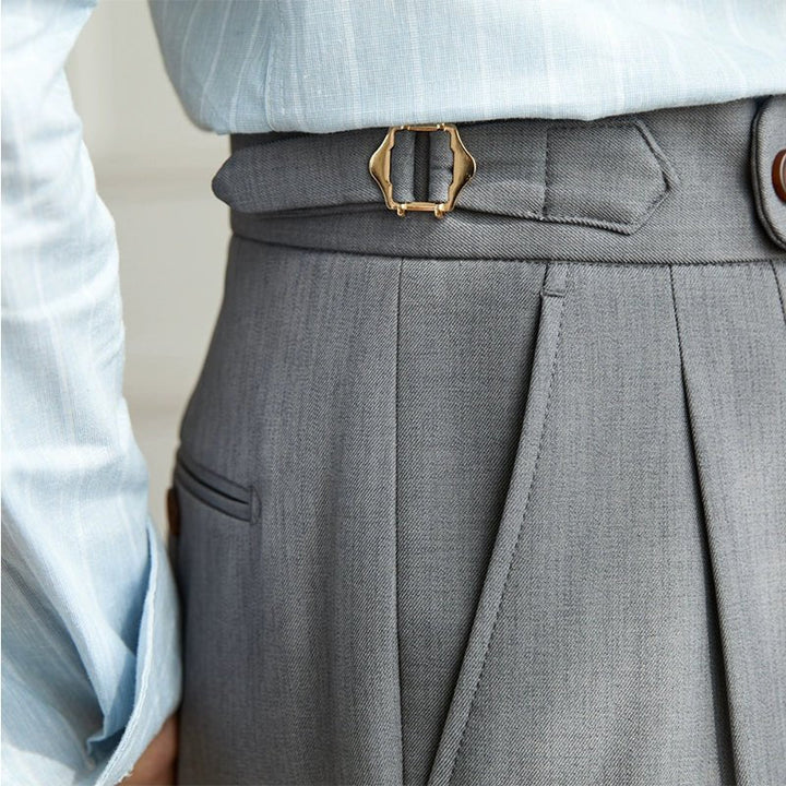 MAISON LUMIÈRE | Pantalon fluide taille haute élégant