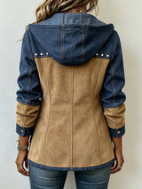 MAISON LUMIÈRE | Veste à capuche bimatière Véronique