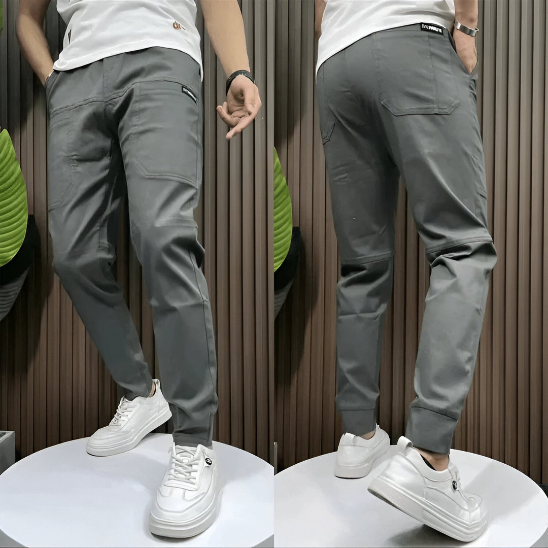MAISON LUMIÈRE | Pantalon cargo extensible (1+1 GRATUIT!)