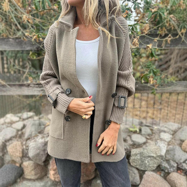 MAISON LUMIÈRE | MANTEAU MI-LONG À DOUBLE BOUTONNAGE