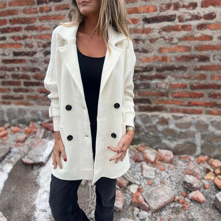 MAISON LUMIÈRE | MANTEAU MI-LONG À DOUBLE BOUTONNAGE