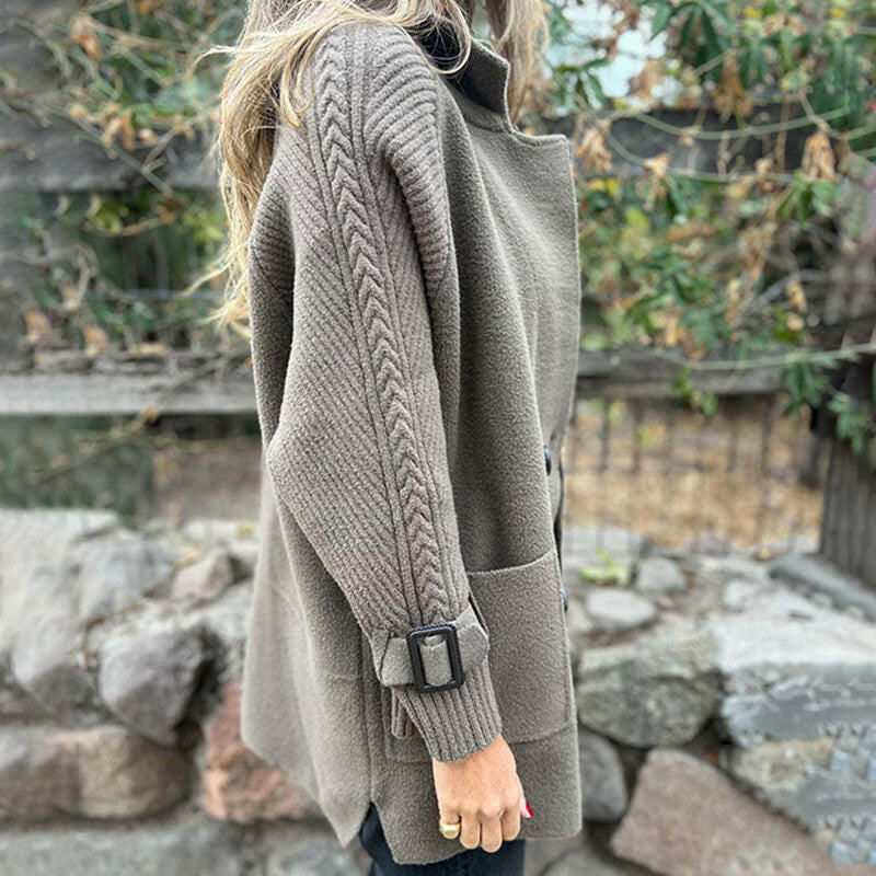 MAISON LUMIÈRE | MANTEAU MI-LONG À DOUBLE BOUTONNAGE