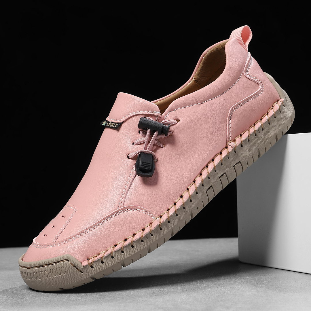 MAISON LUMIÈRE | Mocassins Confort Piqués Main Mathilde