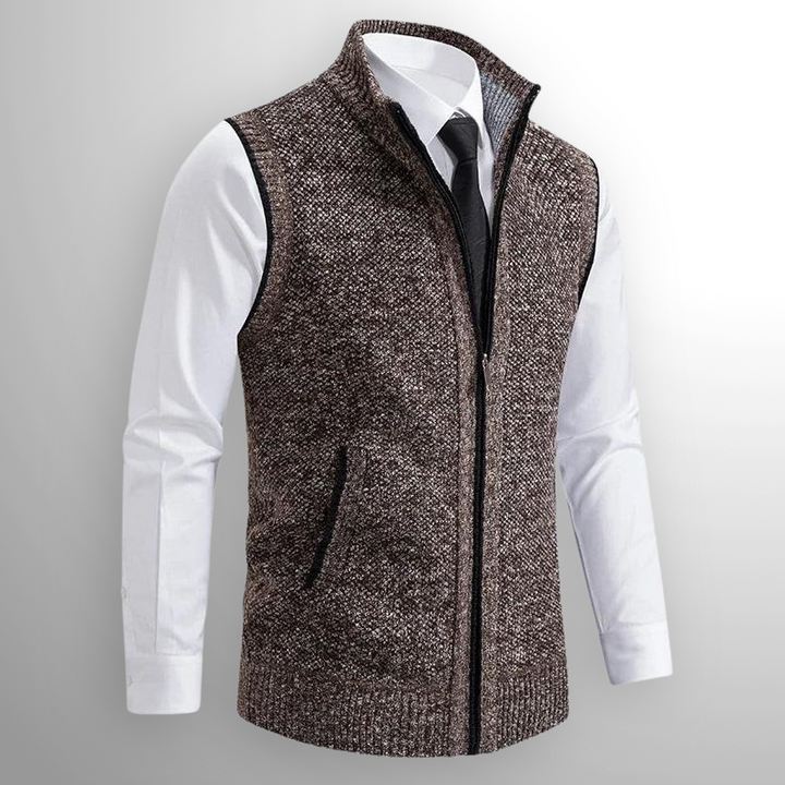 Harlain™ – Le gilet zippé alliant élégance et confort intemporel