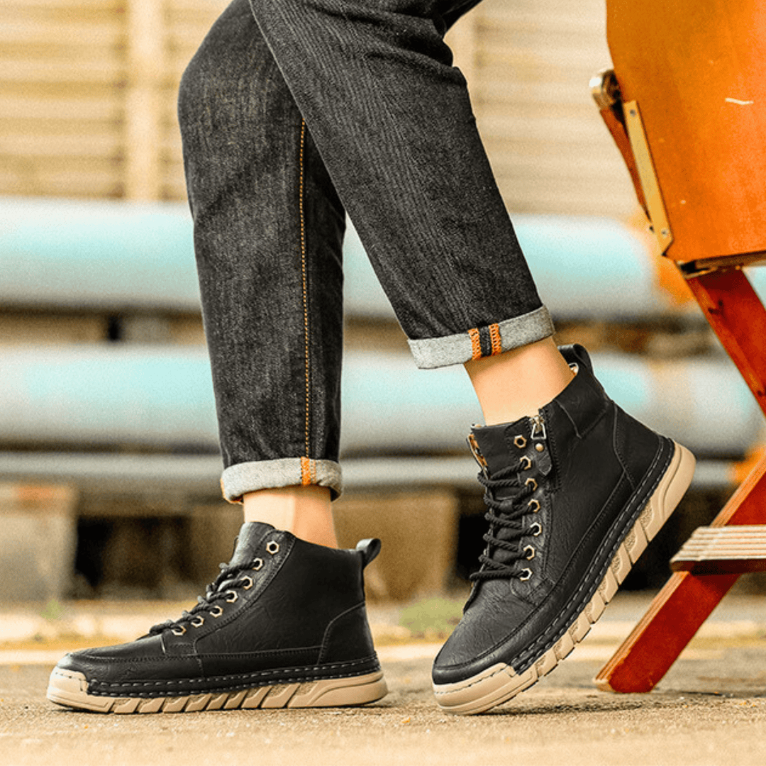 MAISON LUMIÈRE | BOTTES EN CUIR POUR HOMME