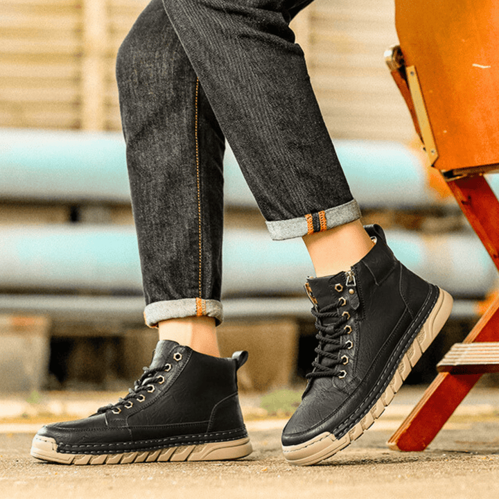 MAISON LUMIÈRE | BOTTES EN CUIR POUR HOMME