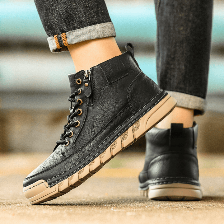 MAISON LUMIÈRE | BOTTES EN CUIR POUR HOMME