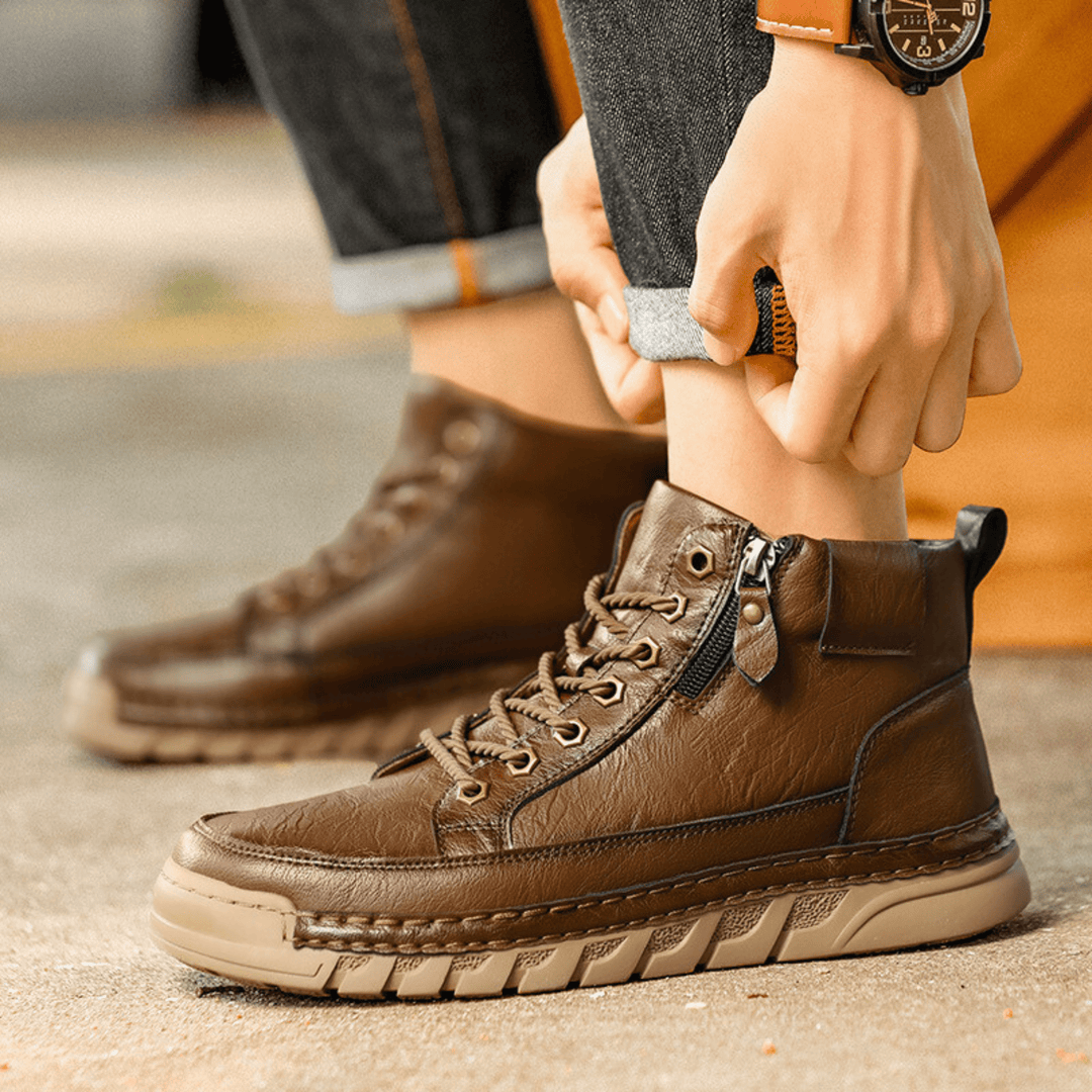 MAISON LUMIÈRE | BOTTES EN CUIR POUR HOMME