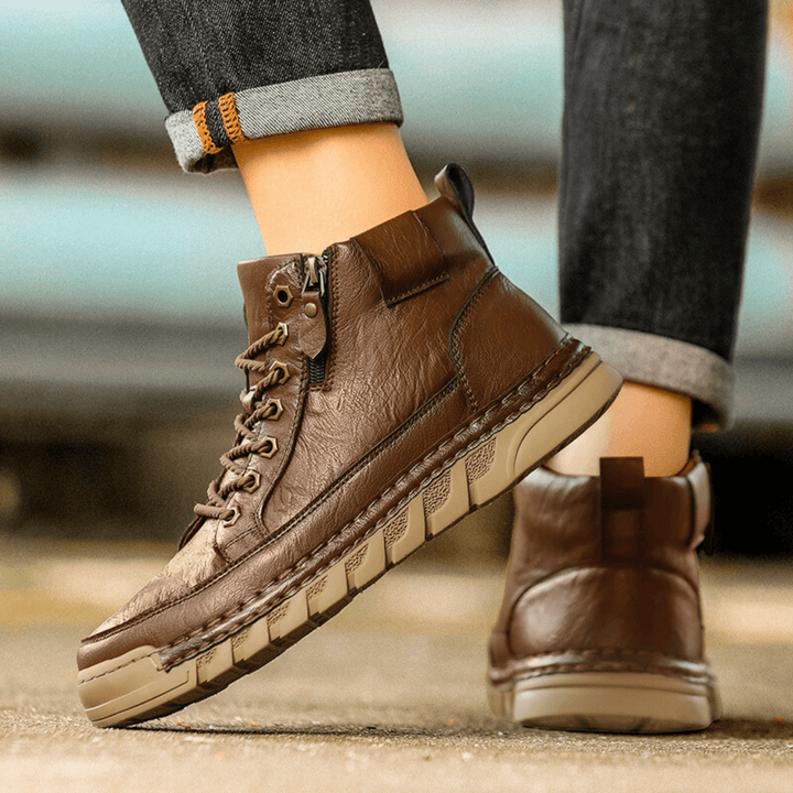 MAISON LUMIÈRE | BOTTES EN CUIR POUR HOMME